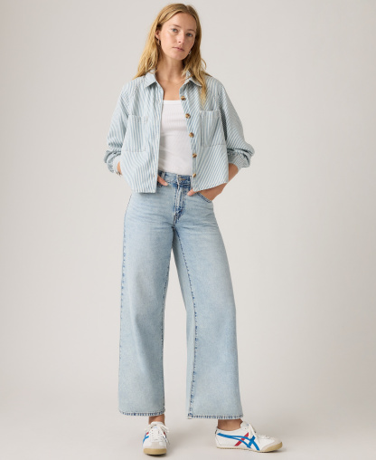 Levi's Women's Middy Wide-Leg Ankle Jeans - Main Character