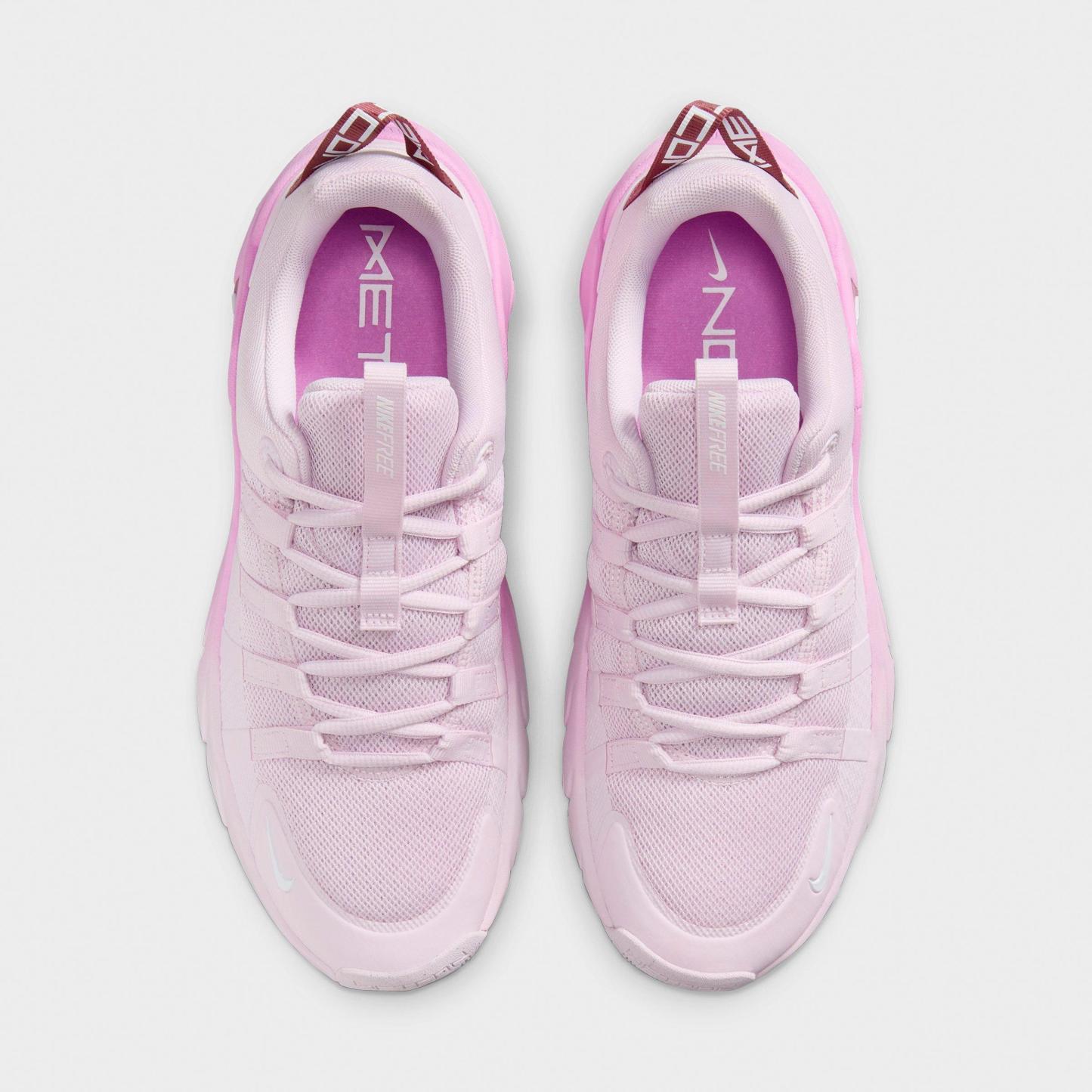Women’s Nithtke Free Metcon 7 Training Shoes - Part 2 - Bleached Lilac/Light Magenta/Pink Smoke/White - Top view
