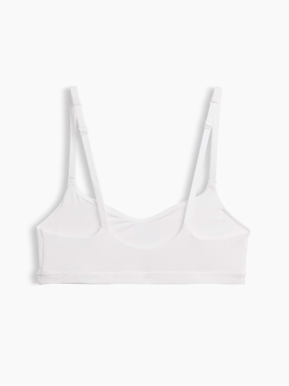 SoftMade Modal Bralette - Fresh white