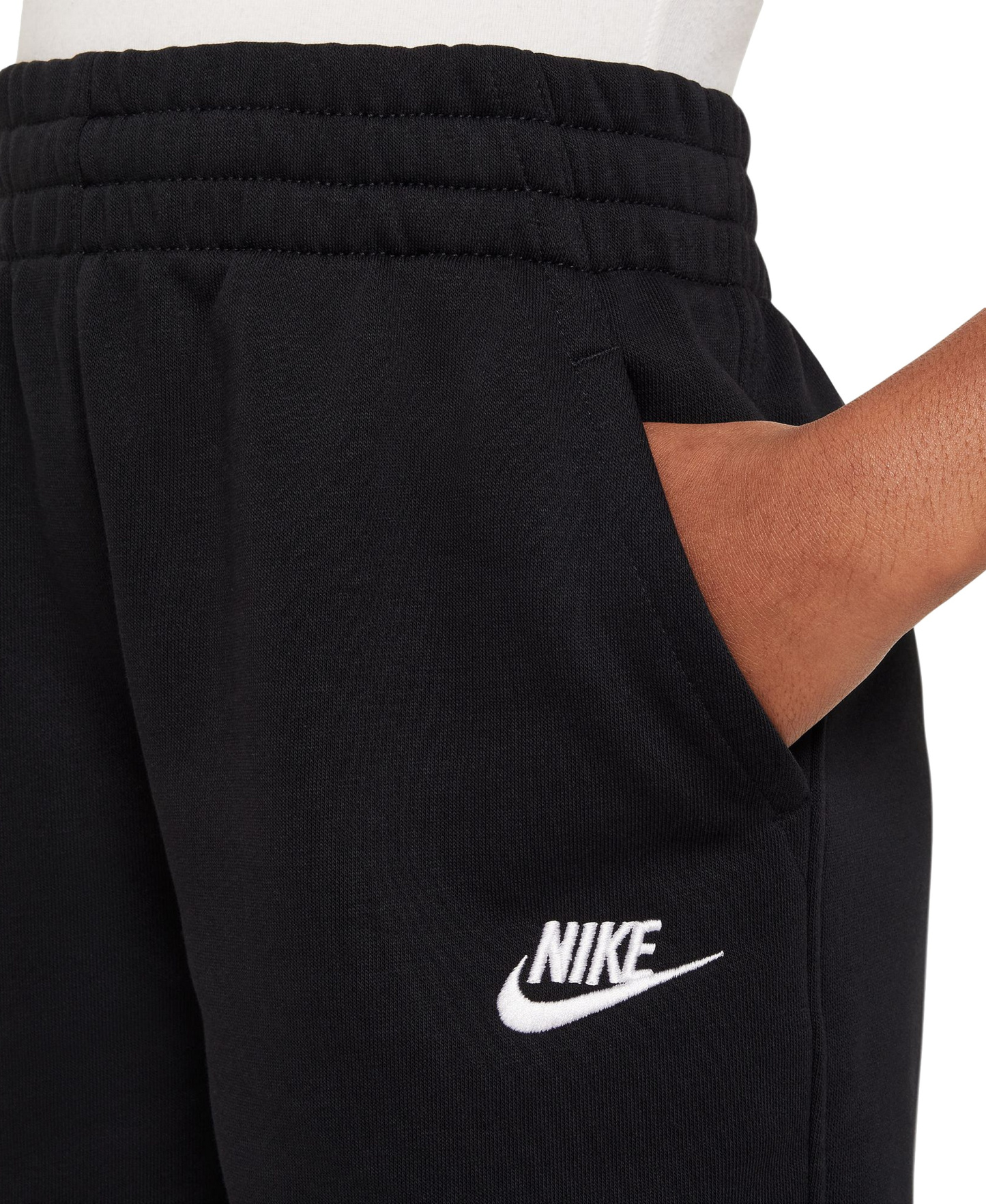 Nike Big Kids Sportswear Club Fleece French Terry 7" Shorts - Black