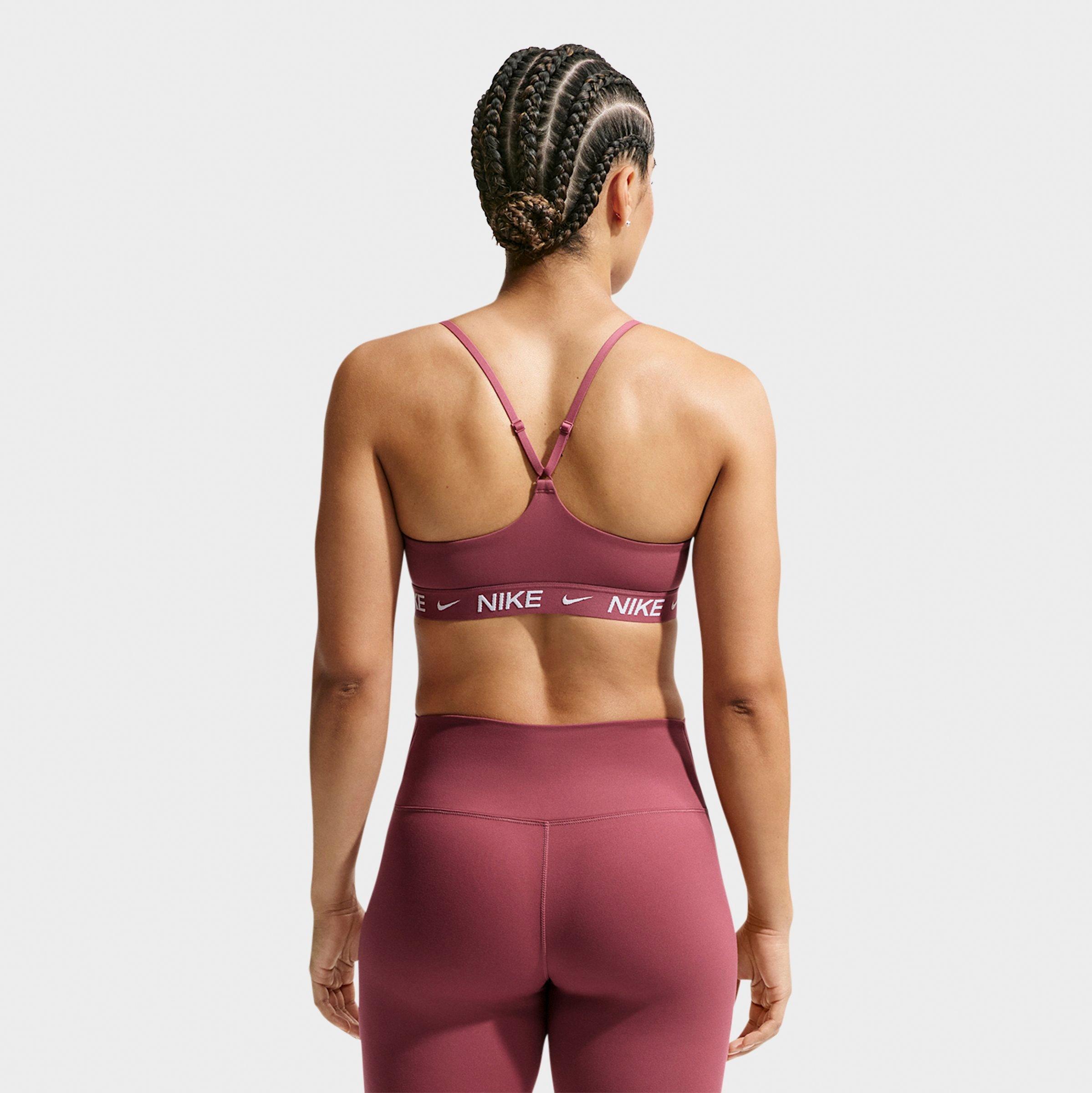 Women's Nithtke Dri-FIT Indy Light Support Padded Adjustable Sports Bra - Pink Smoke