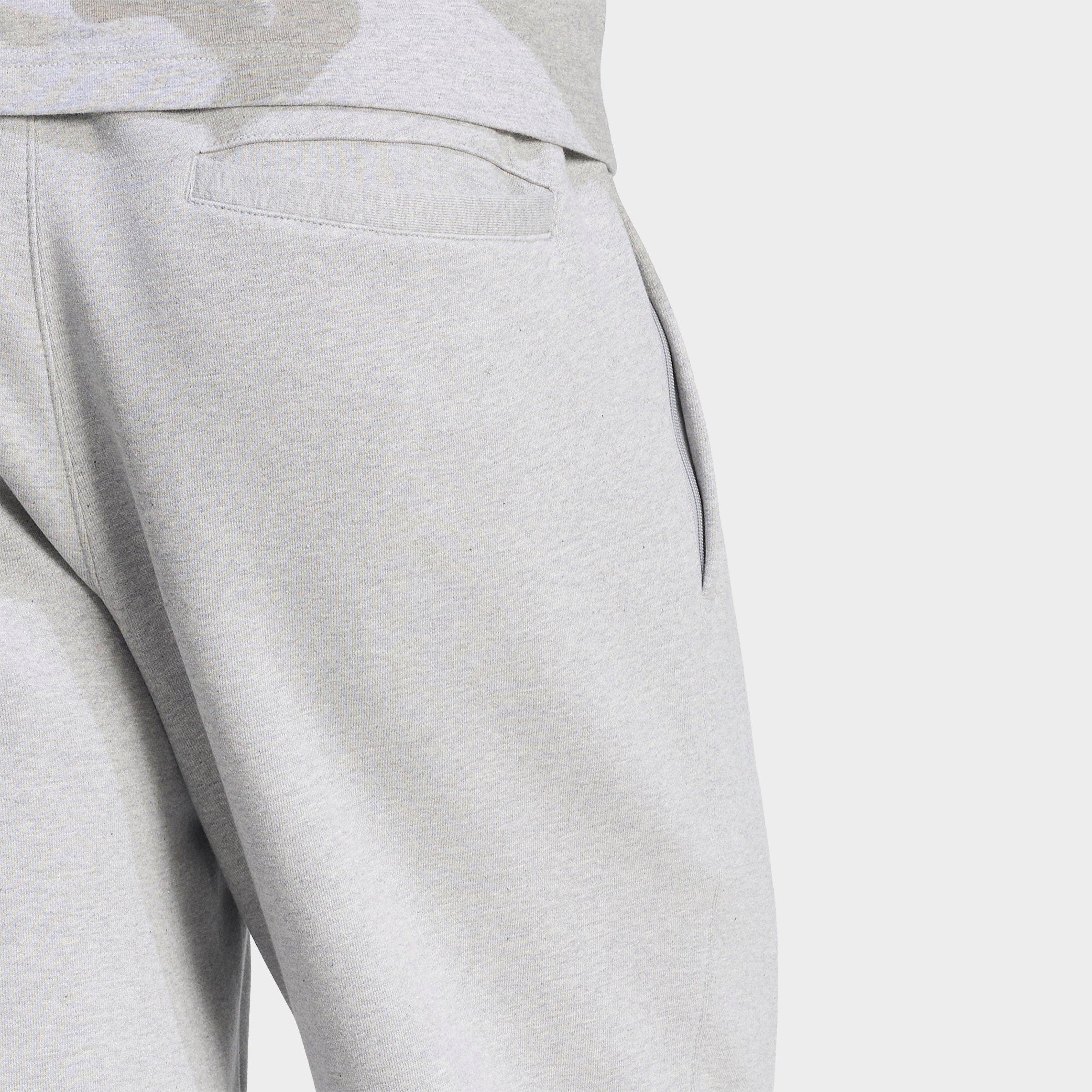 Men's adidas Originals Trefoil Essentials Fleece Sweatpants - Medium Grey Heather