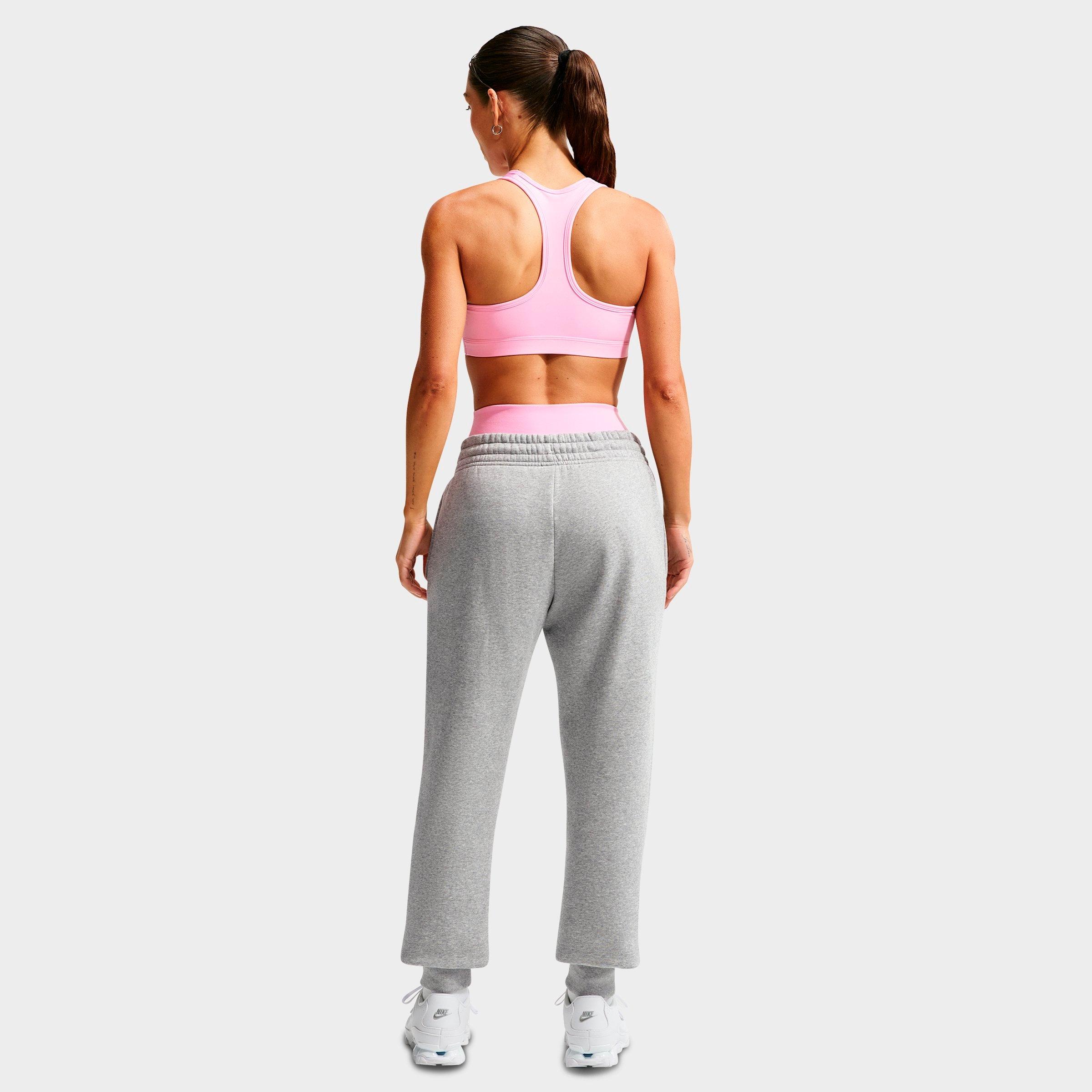 Women's Nithtke Swoosh Medium Support Sports Bra - Pink Rise/White