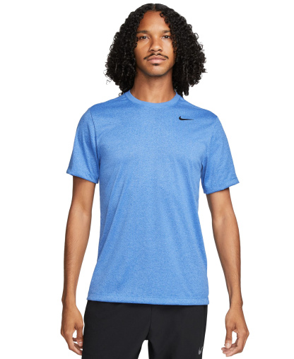 Nike Men's Dri-FIT Legend Fitness Logo T-Shirt - Game Royal/Pacific Blue/HTR/Black