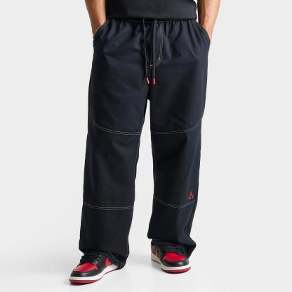 Men's Jordan Brooklyn Chino Pants - Black/University Red - view 1