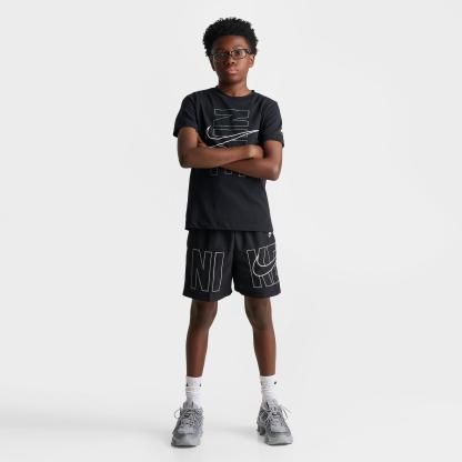 Big Kids' Nike Multi Dri-FIT Training Shorts - Black/White