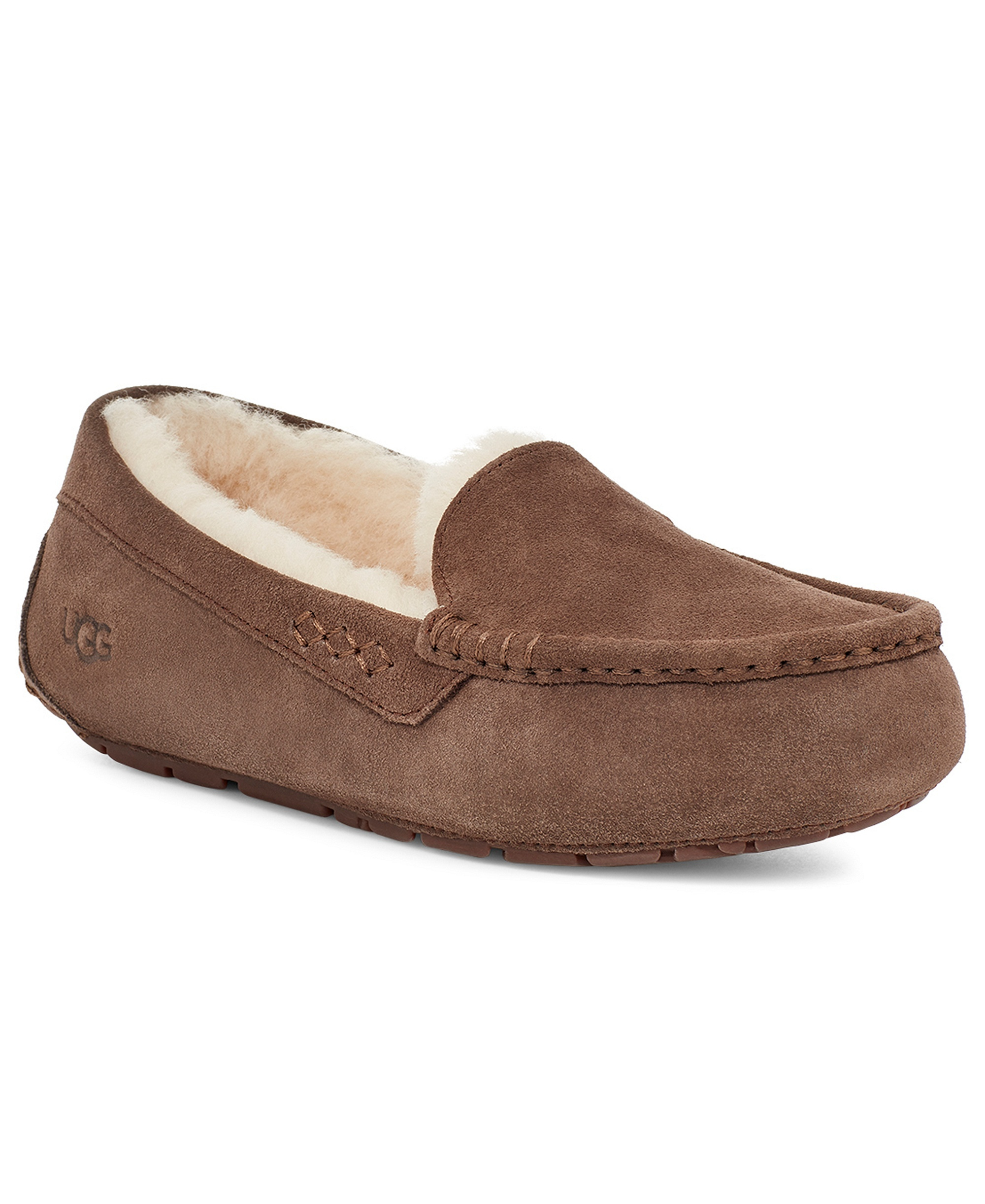 UGG® Women's Ansley Slip On Moccasin Slippers - Espresso