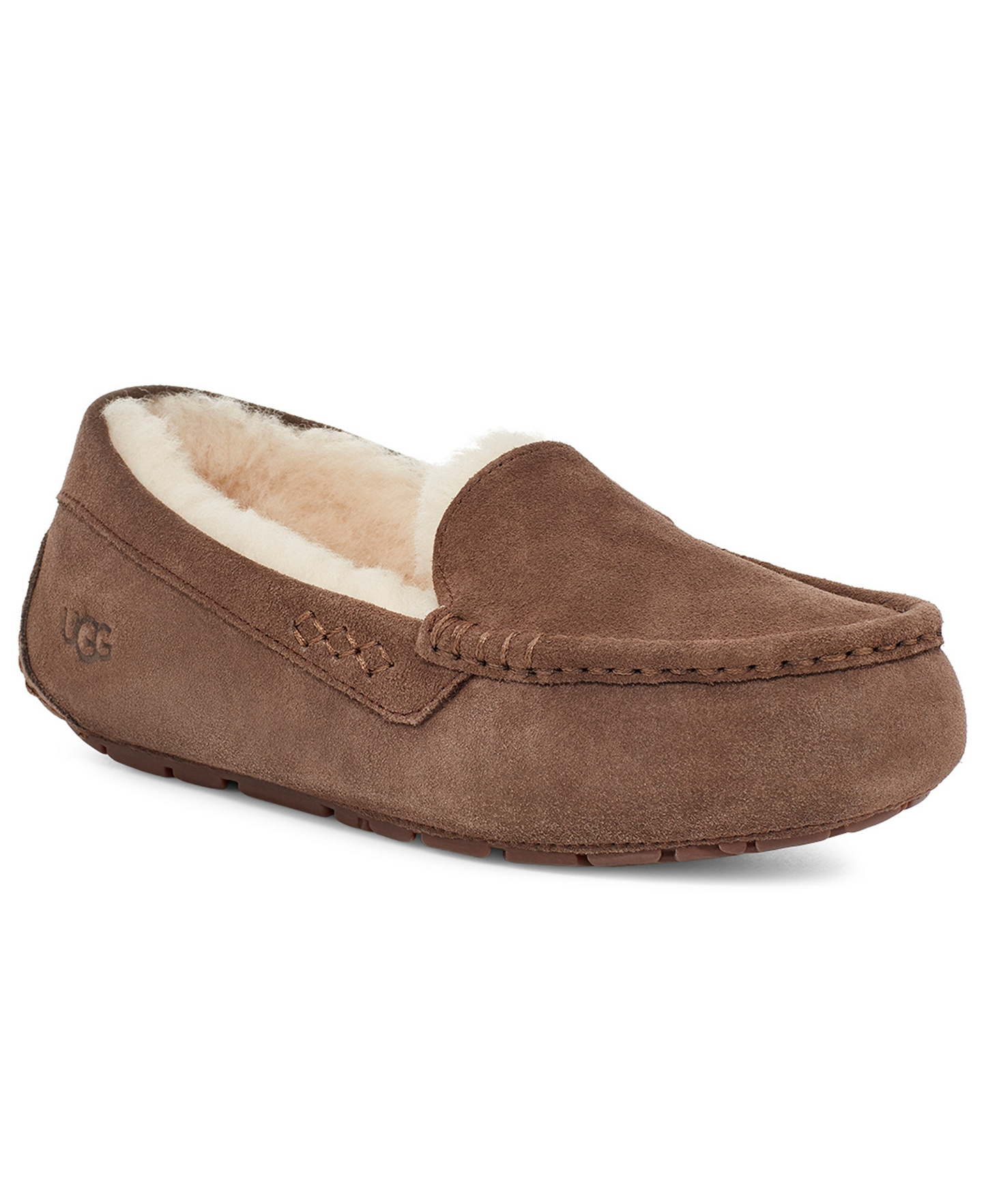 UGG® Women's Ansley Slip On Moccasin Slippers - Espresso