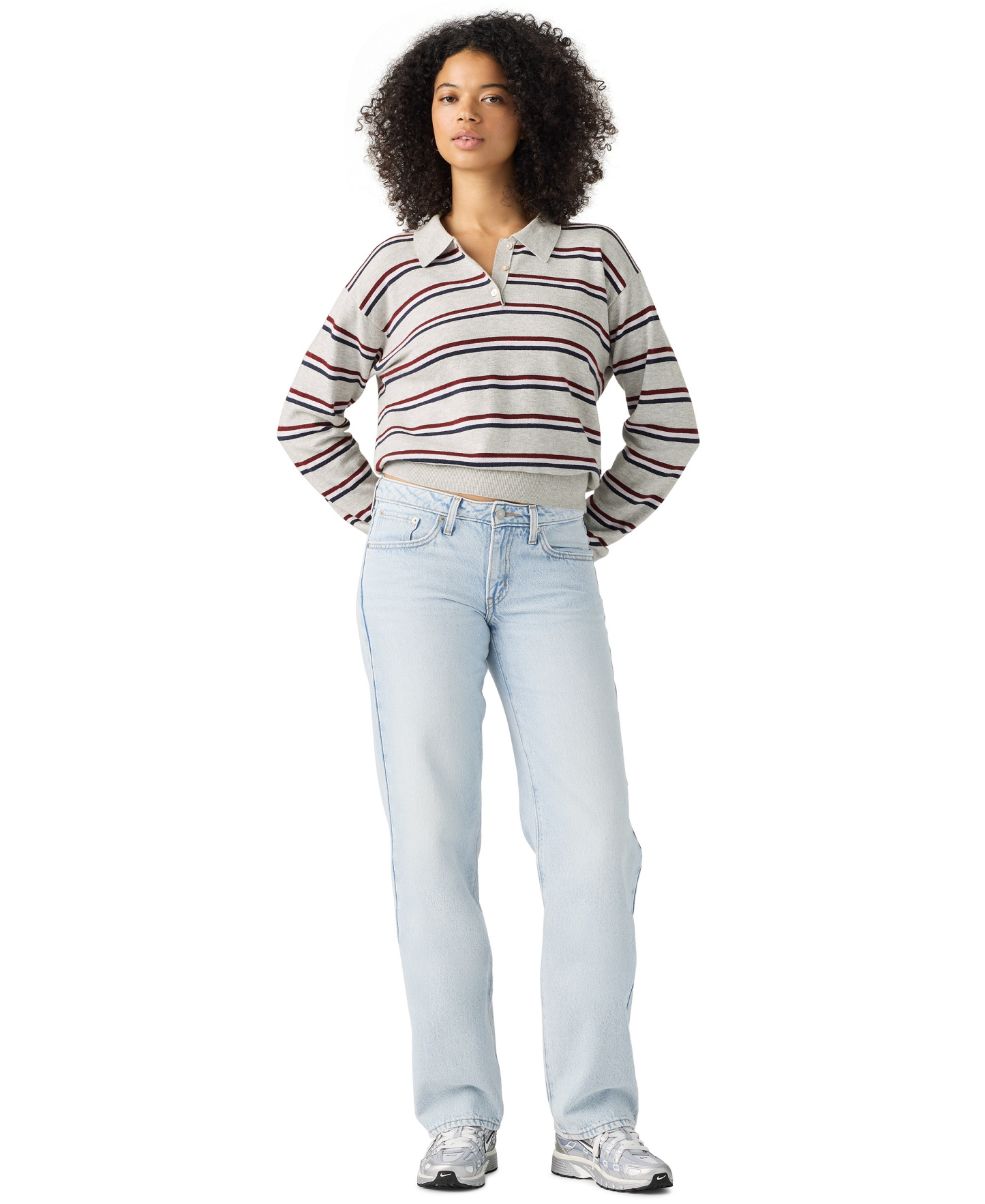 Levi's Women's Superlow Straight Jeans - Abraided Art