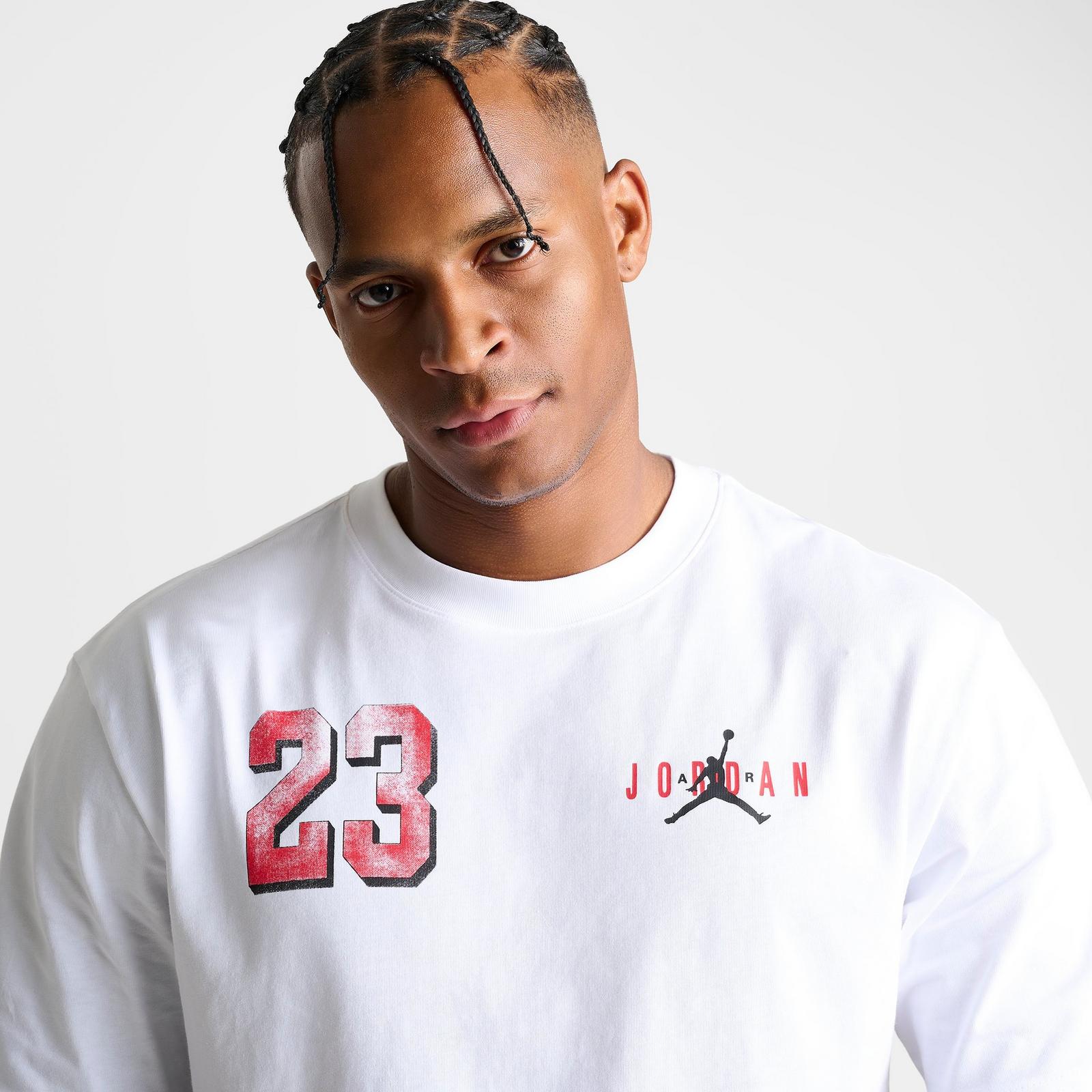Men's Jordan Varsity 23 T-Shirt - White - view 5