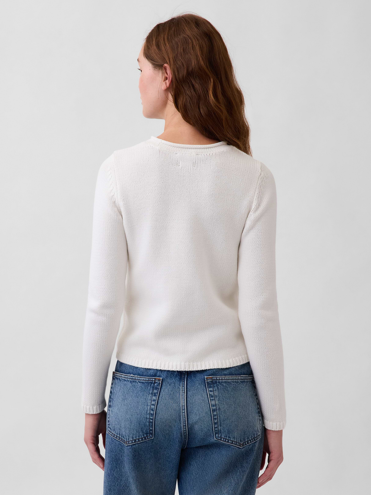 100% Cotton Rollneck Sweater - New off white