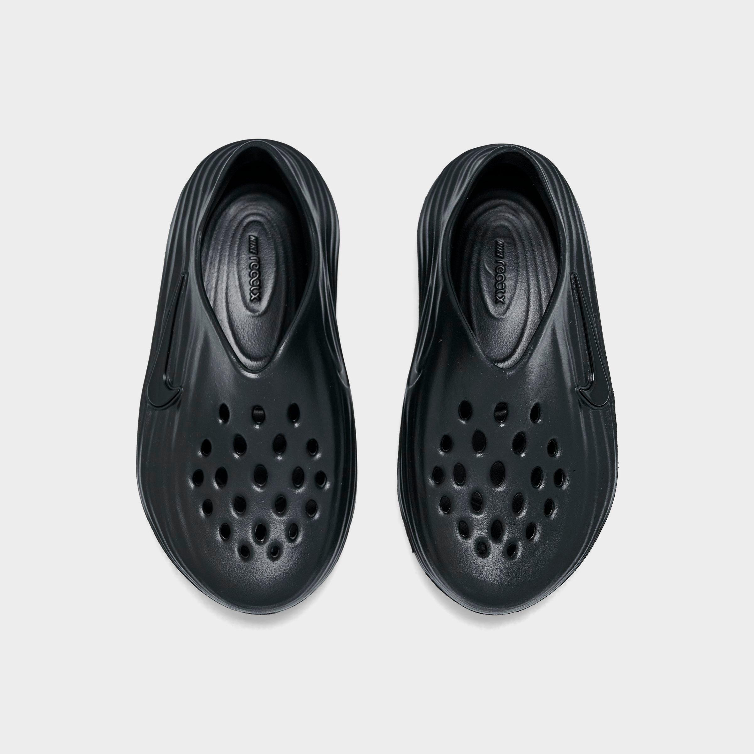 Little Kids' Nithtke ReactX Rejuven8 Recovery Casual Shoes - Black/Black/Black - Top view