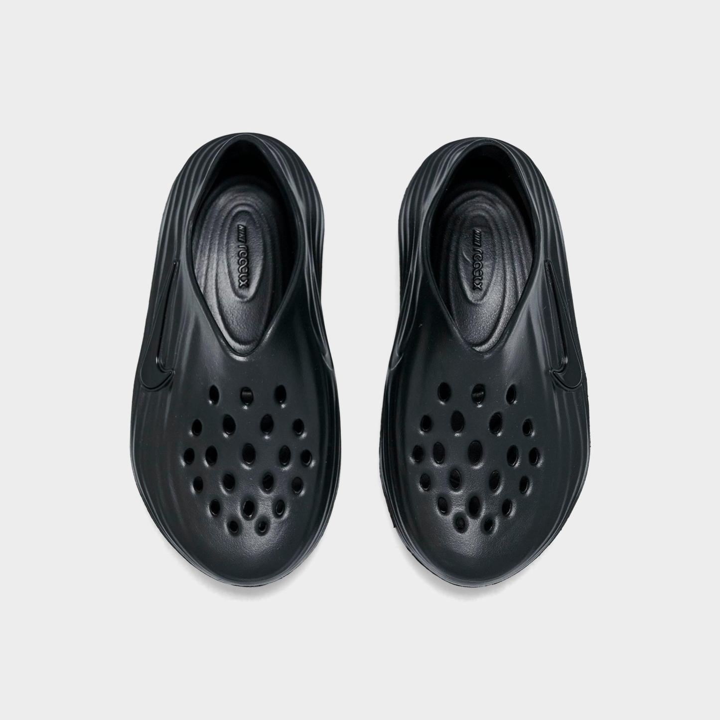 Little Kids' Nithtke ReactX Rejuven8 Recovery Casual Shoes - Black/Black/Black - Top view