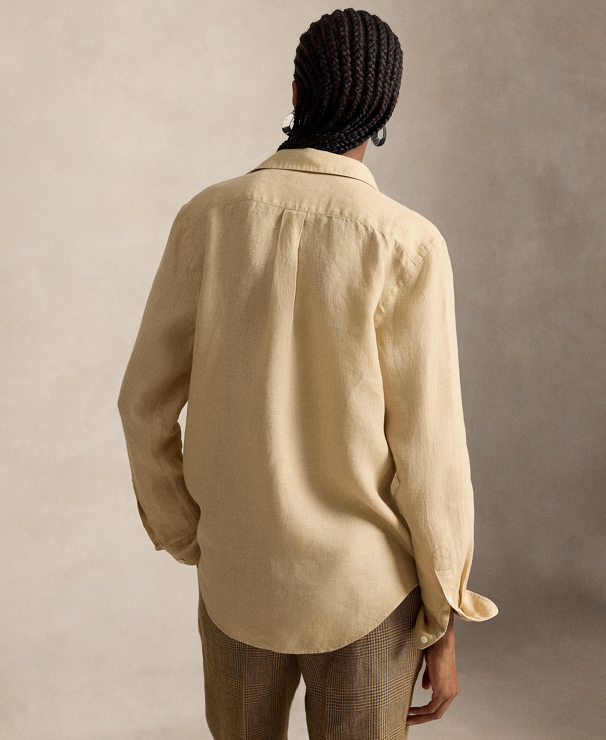 Polo Ralph Lauren Women's Classic-Fit Linen Shirt - Dune Tan