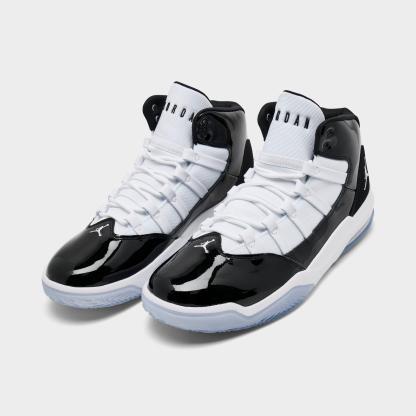 Men's Jordan Max Aura Casual Shoes - Black/White - view 2