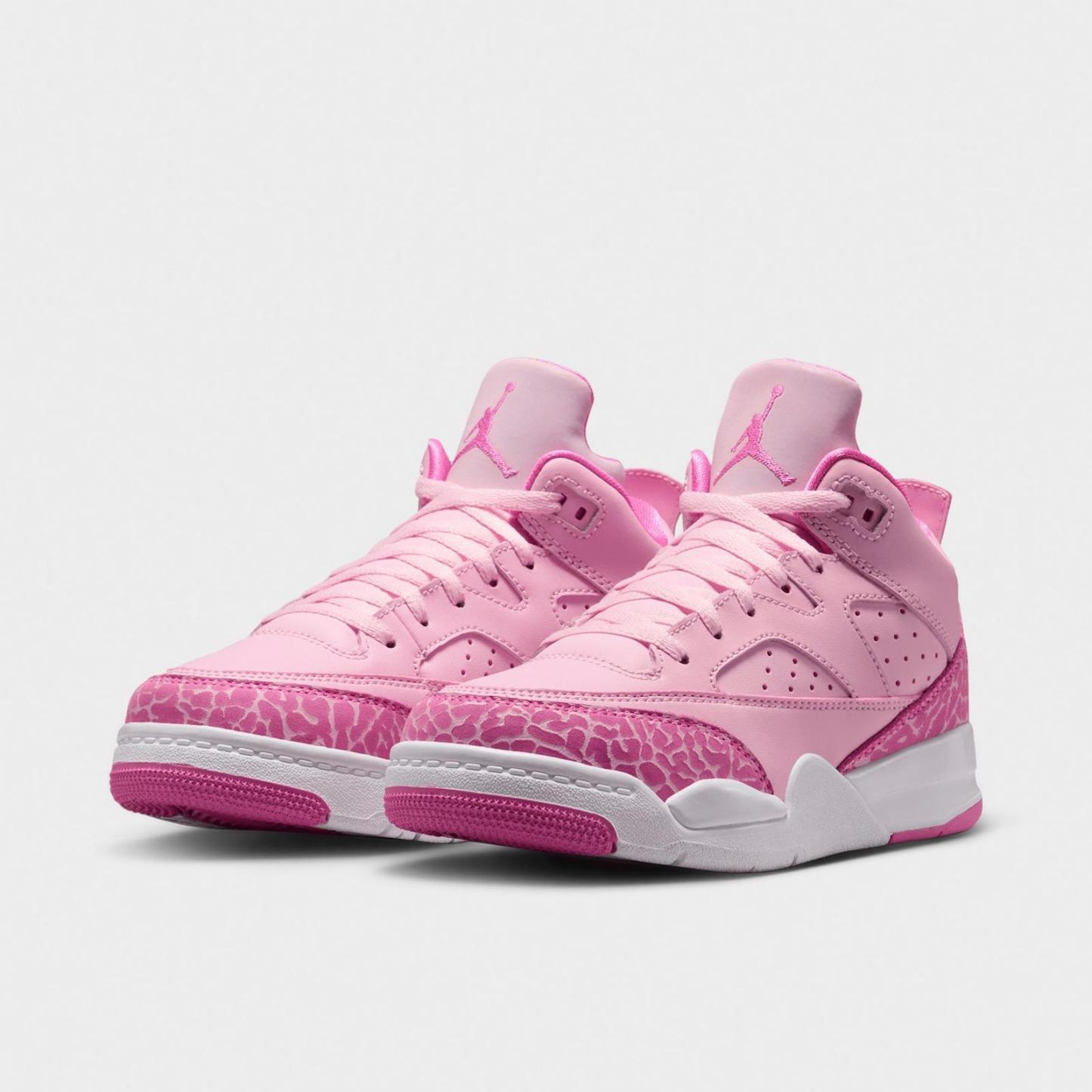 Little Kids' Air Jordan Son of Mars Low Casual Shoes - Pink Foam/White/China Rose - view 2