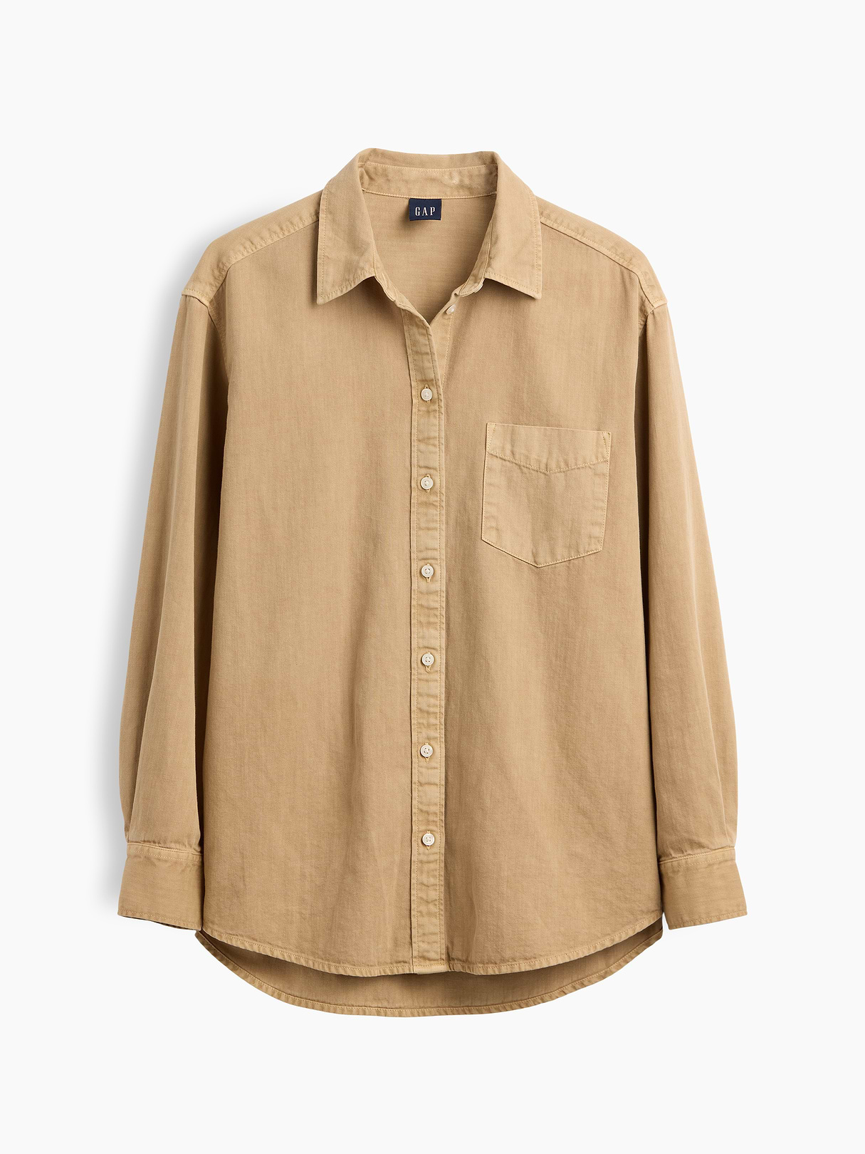 Denim Big Shirt - Mojave tan
