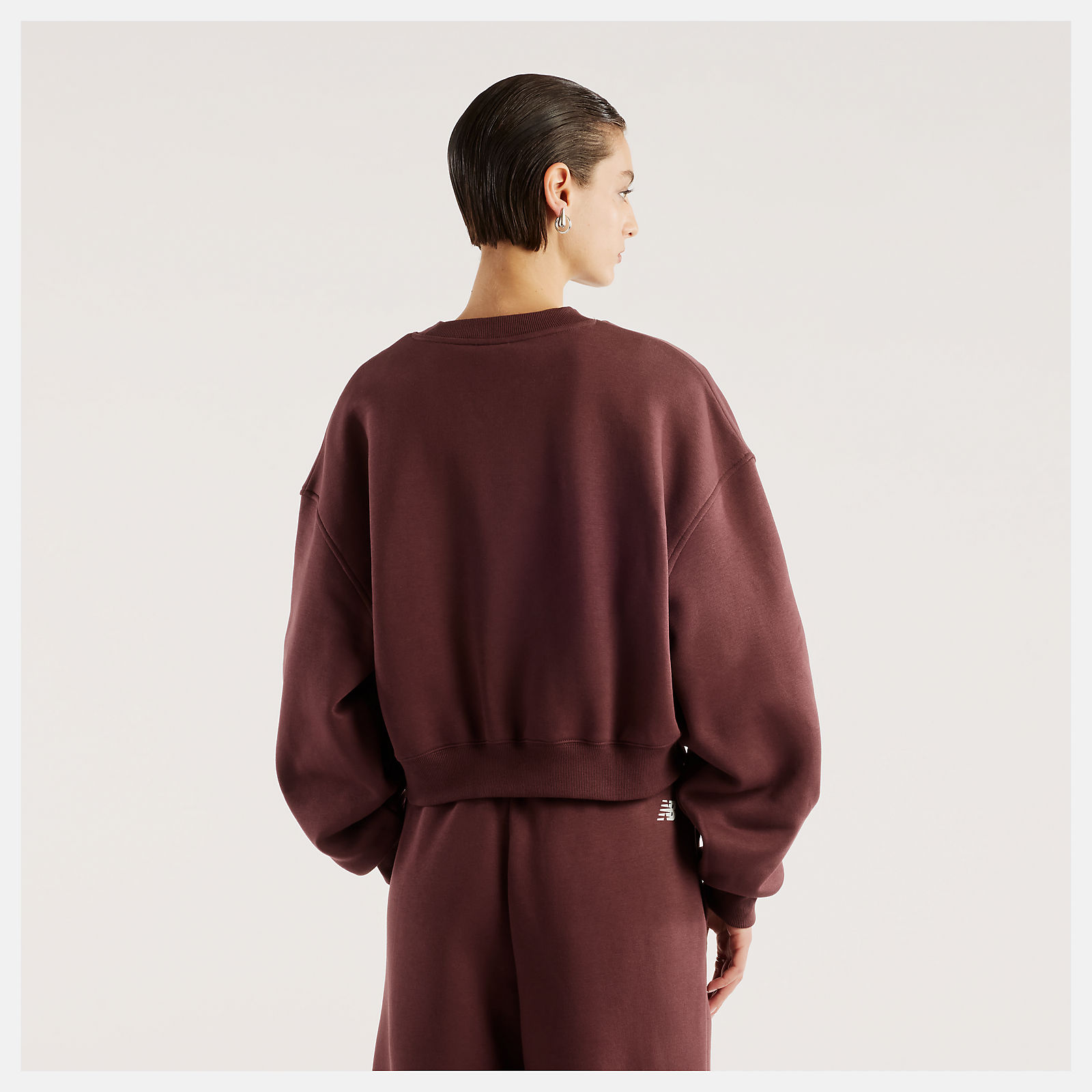 New Balance Trackside Fleece Crew, WT62T7JOYLR