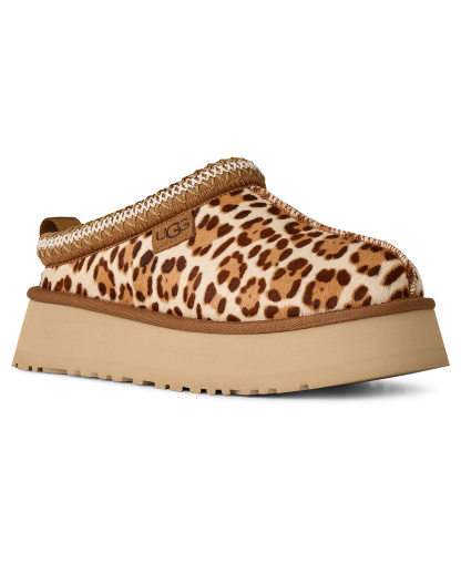 UGG® Women's Tazz Plains Slip-On Slippers - Felicity Leopard Jasmine