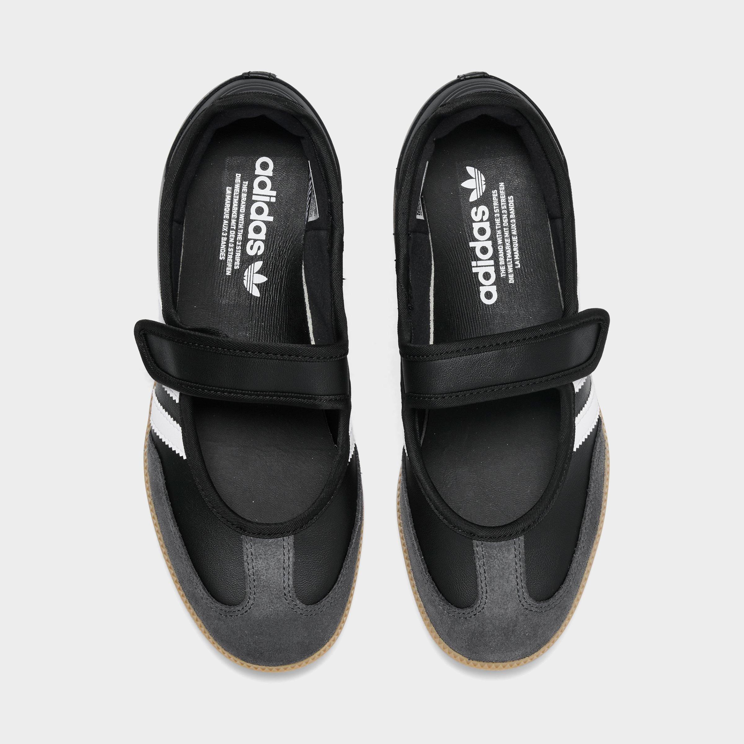Women's adidas Originals Samba Jane Casual Shoes - Part 1 - Cloud White/Carbon/Core Black - Top view