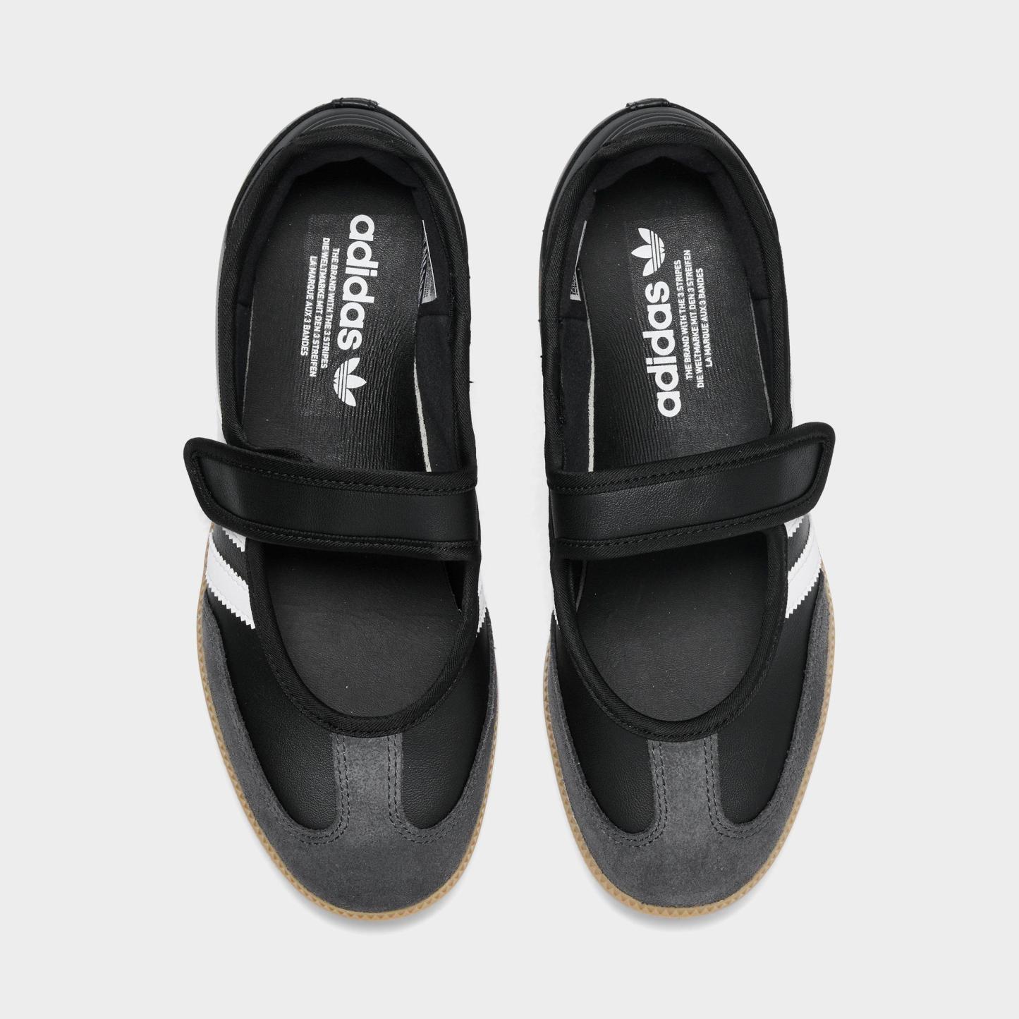 Women's adidas Originals Samba Jane Casual Shoes - Part 1 - Cloud White/Carbon/Core Black - Top view