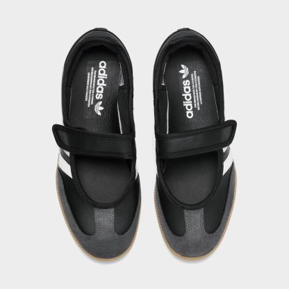 Women's adidas Originals Samba Jane Casual Shoes - Part 1 - Cloud White/Carbon/Core Black - Top view