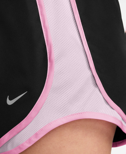 Nike Women's Tempo Dri-FIT Mid-Rise Running Shorts - Black/bleached Lilac/reflective Silv