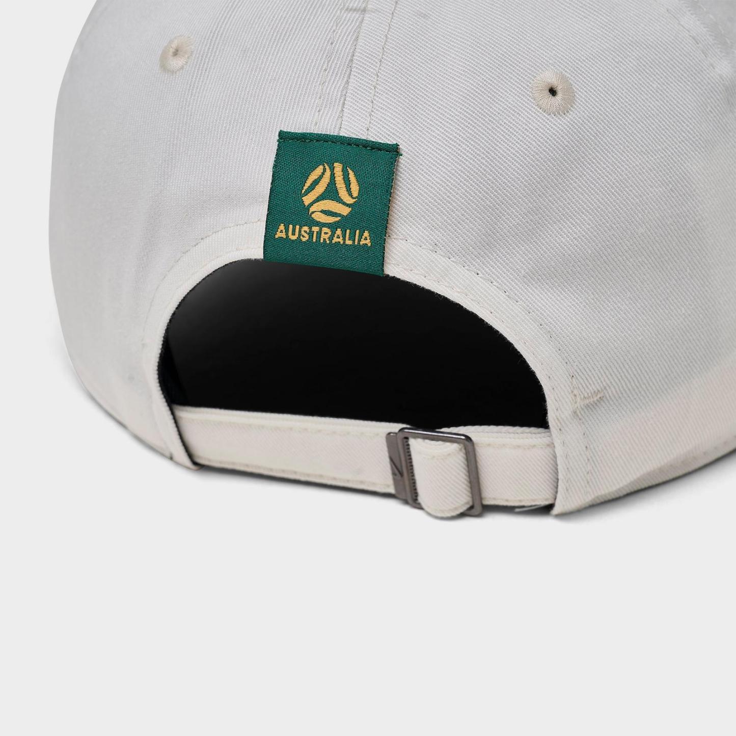 Nike Australia Soccer Club Strapback Hat - Sail/Mystic Green/Sport Gold