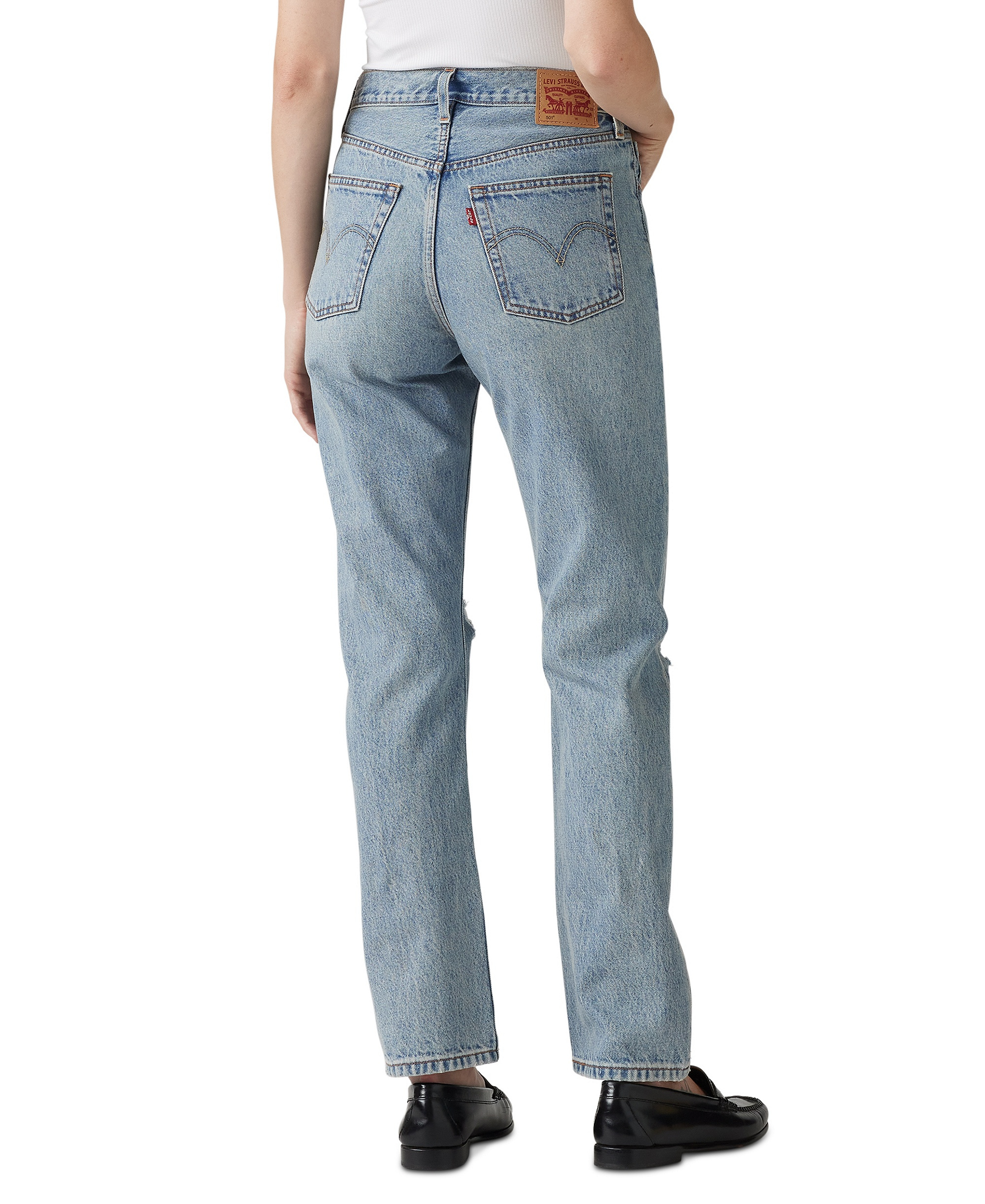 Levi's Women's 501 Original-Fit Straight-Leg Jeans - Plan To Stay
