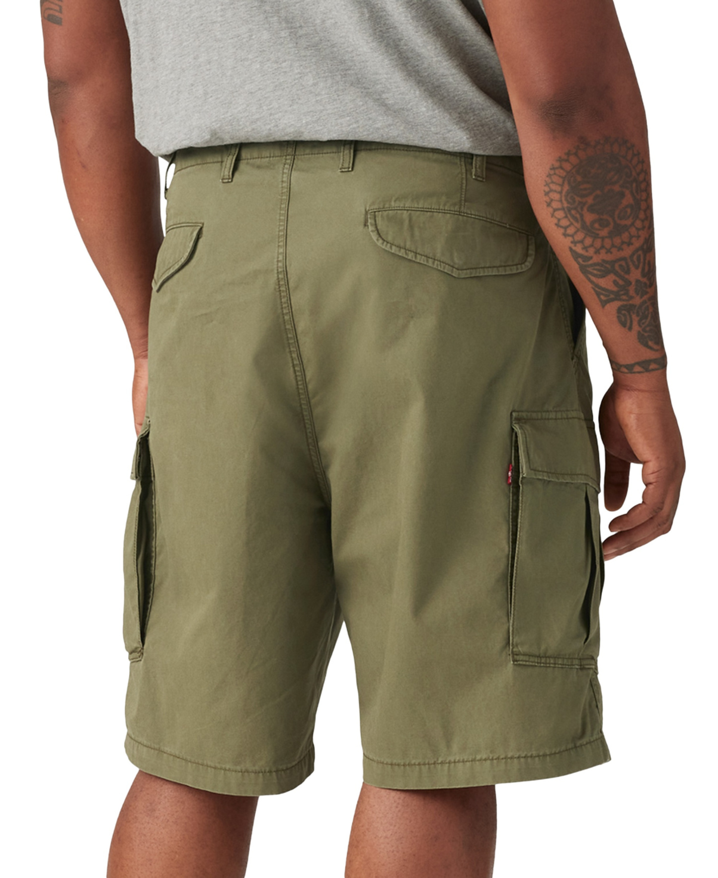 Levi's Men's Big & Tall Carrier 9" Shorts - Olive Night
