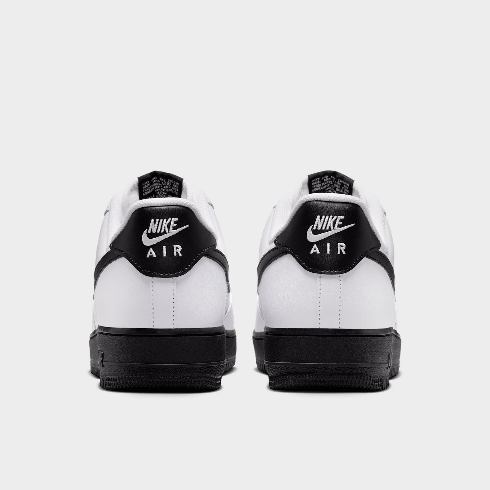 Men's Nike Air Force 1 '07 Low Casual Shoes - White/Black