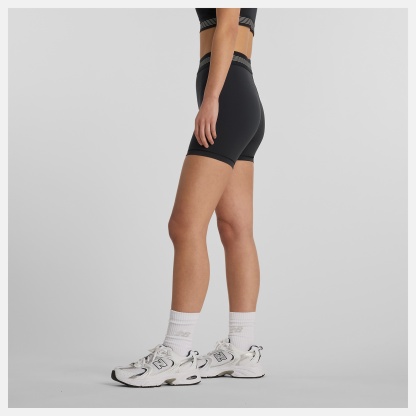 New Balance AC Train Fitted Short 5", WB61E4GEBK