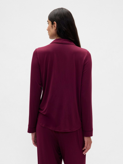 SoftMade Modal PJ Top - Tuscan red