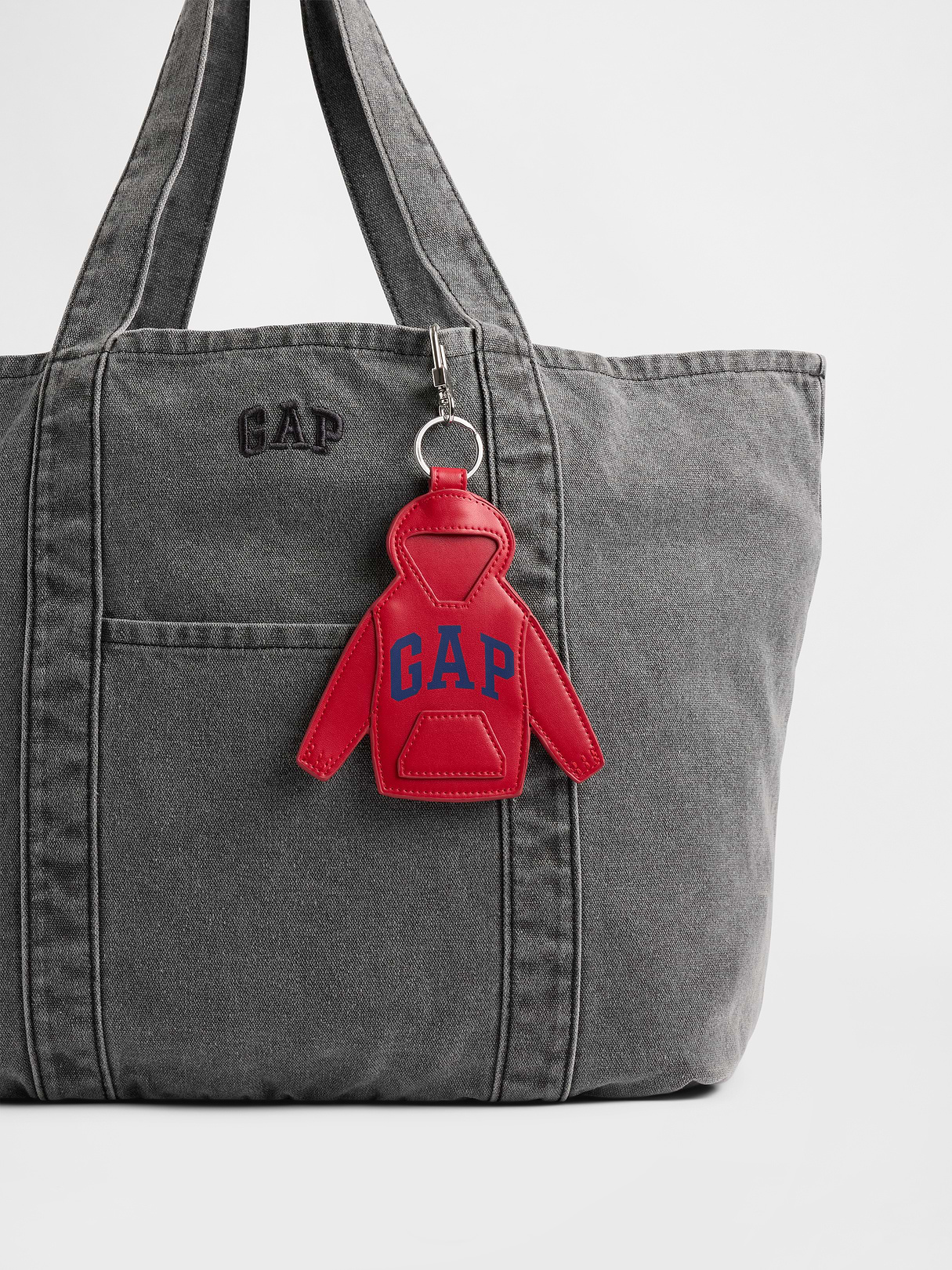 Logo Hoodie Bag Charm - Modern red