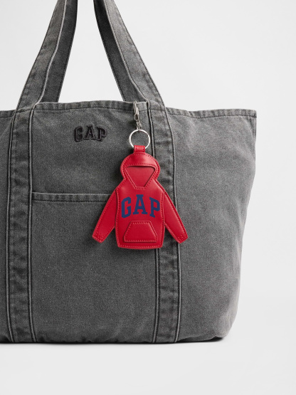 Logo Hoodie Bag Charm - Modern red