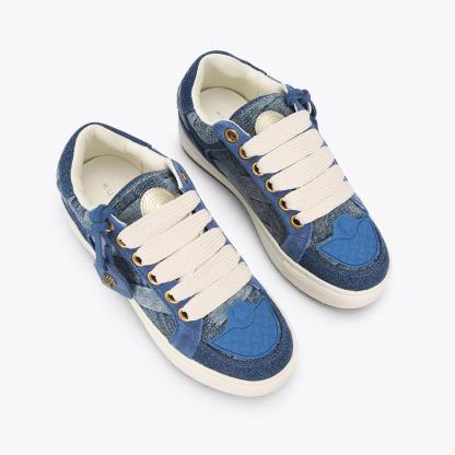 Kurt Geiger London Southbank Tag Sneaker - Blue - view 3