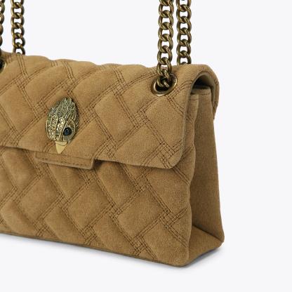 Kurt Geiger London Mini Leather Kensington Bag - Tan - view 6