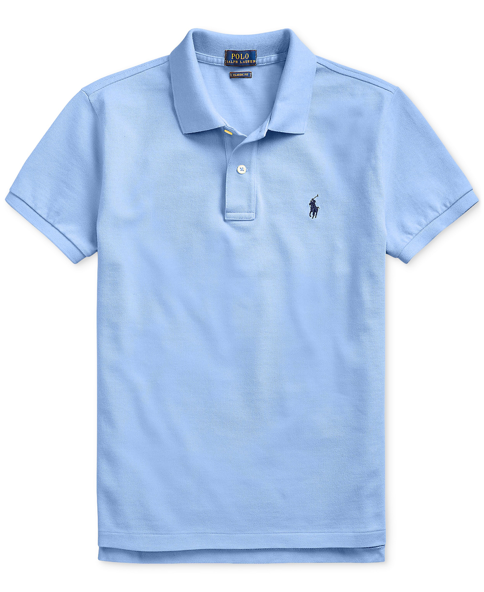 Polo Ralph Lauren Women's Classic-Fit Mesh Polo Shirt - Harbor Island Blue