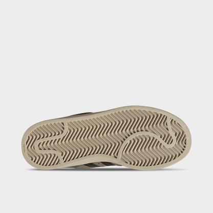 Big Kids' adidas Originals Superstar II Casual Shoes - Olive Strata/Core Black/Khaki - Bottom view