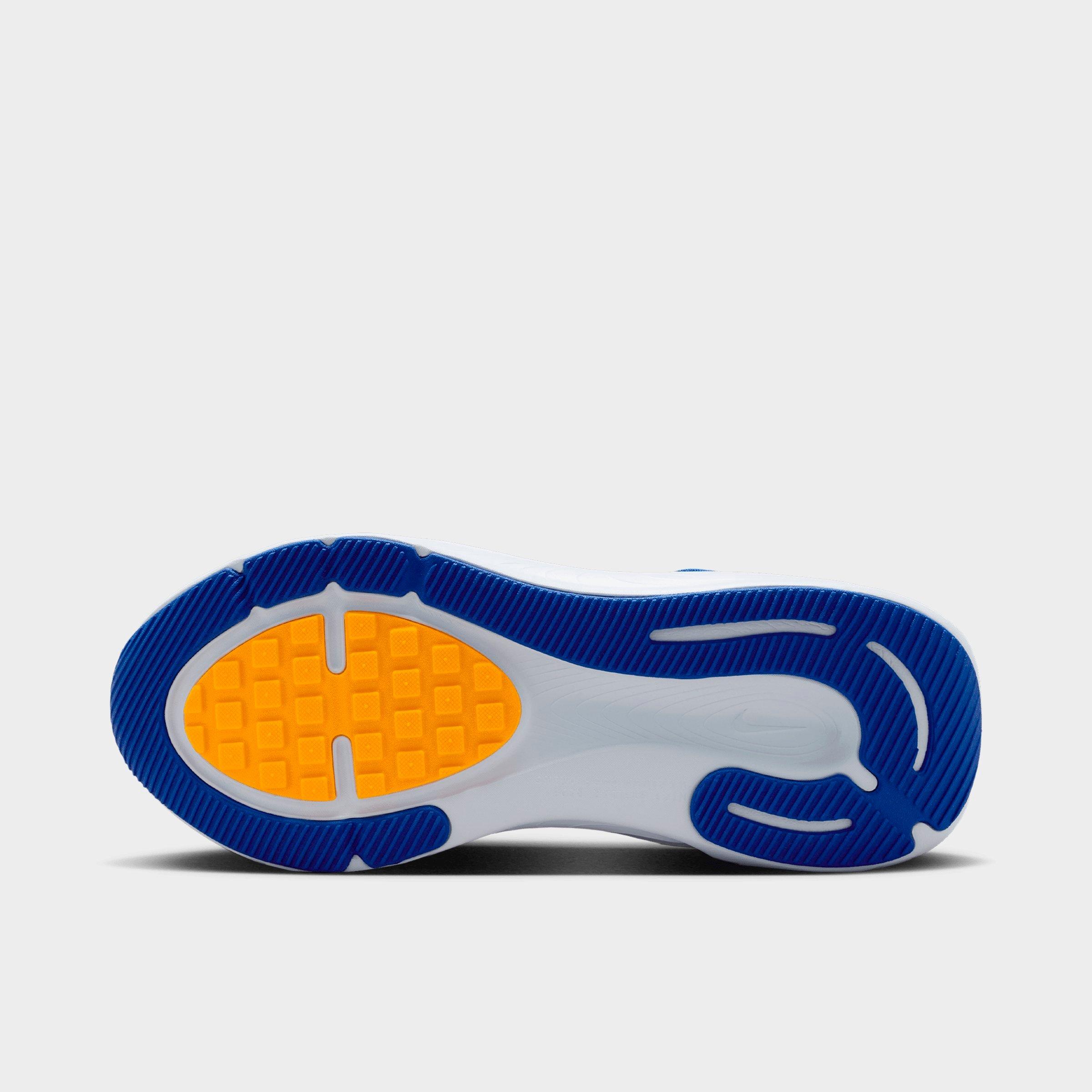 Big Kids' Nithtke Stellar Ride Running Shoes - Old Royal/Mystic Navy/Laser Orange/University Blue - Bottom view