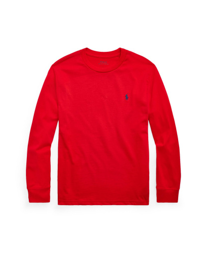 Polo Ralph Lauren Boys' 8-20 Cotton Jersey Long-Sleeve T-shirt - Rl2000 Red