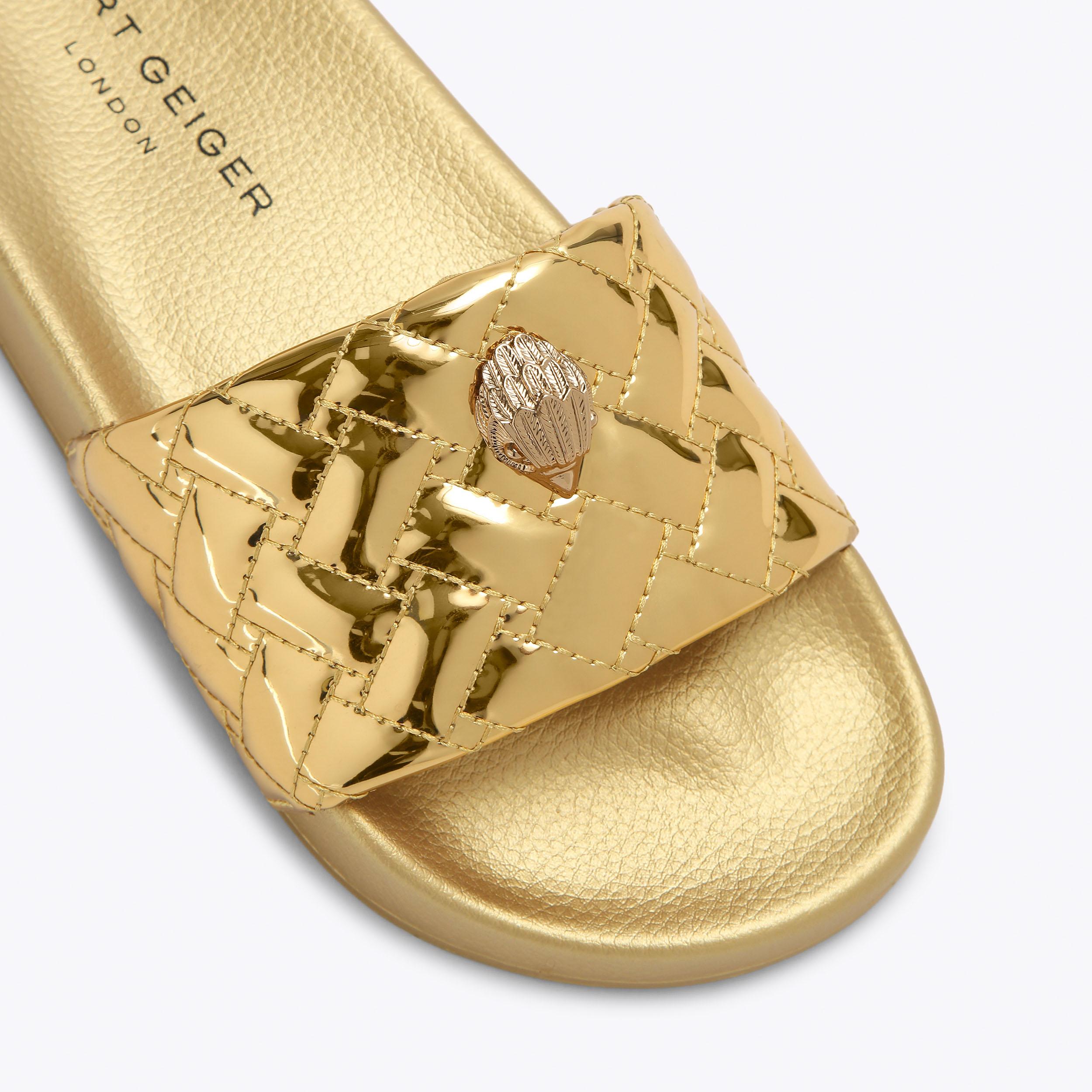 Kurt Geiger London Meena Eagle Slide - Metallics - view 4