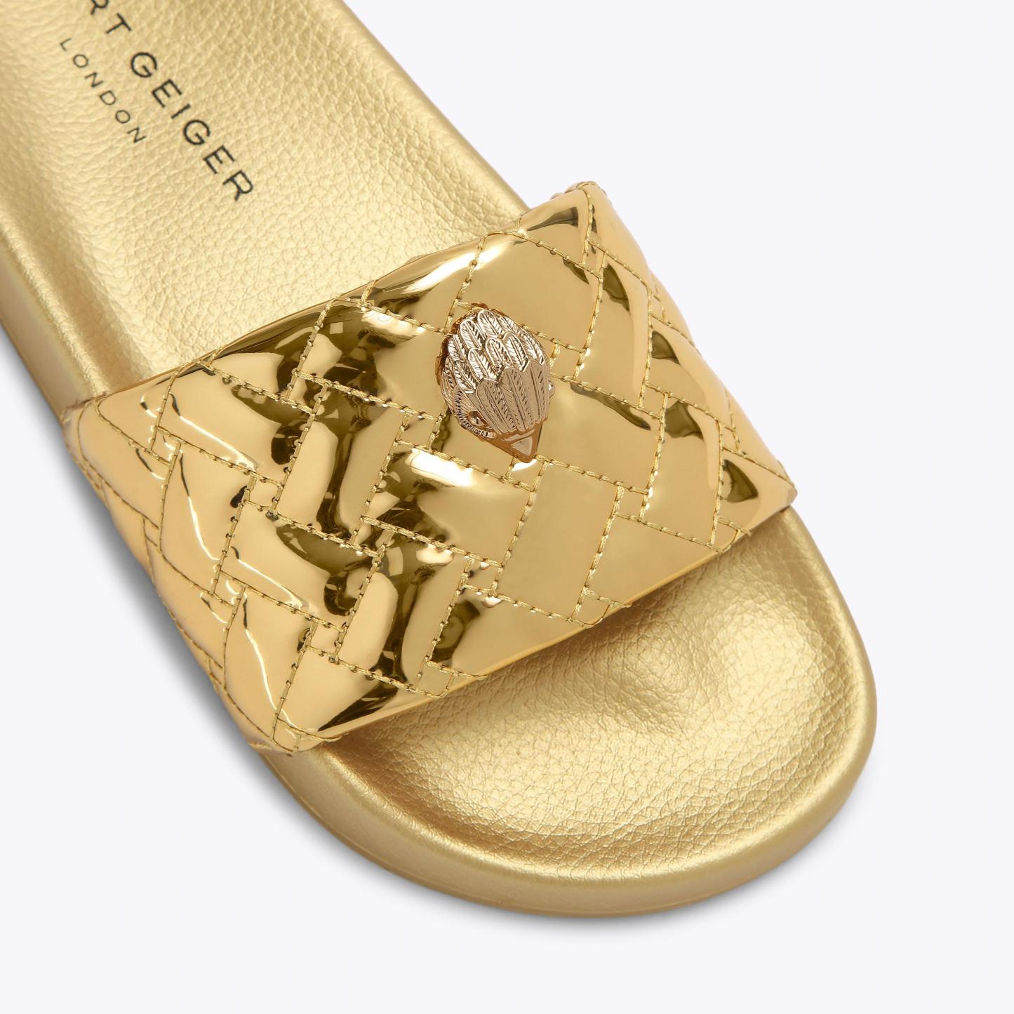 Kurt Geiger London Meena Eagle Slide - Metallics - view 4