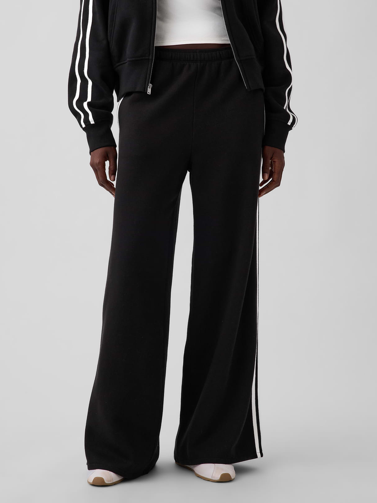 VintageSoft Baggy Sweatpants - Black