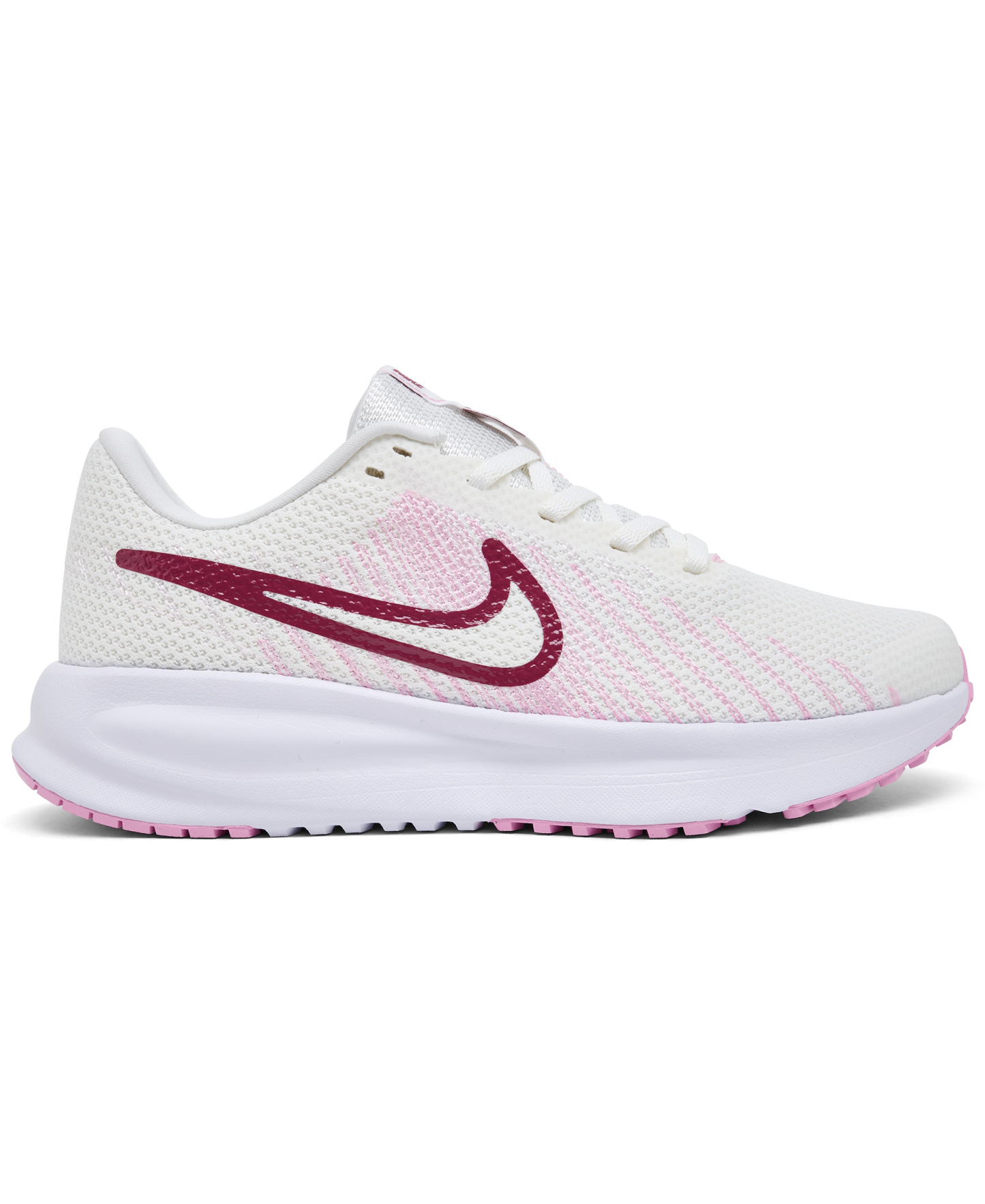 Nike Women's Run Defy Running Sneakers from Finish Line - Sail, Pink Smoke
