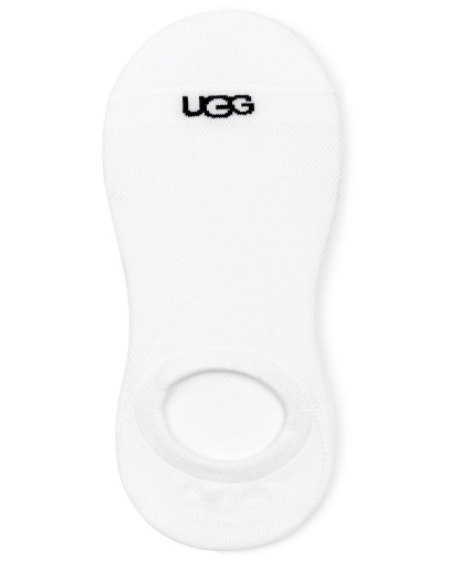 UGG Women's 3-Pack Stela No Show Socks - White