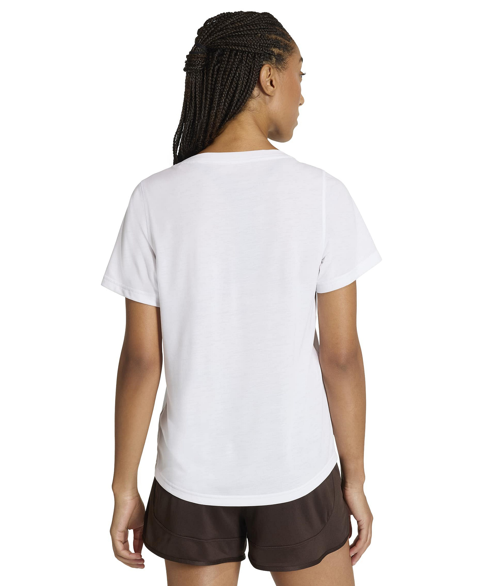 adidas Women's Workout Essentials Seamless Scoop Neck T-Shirt - White