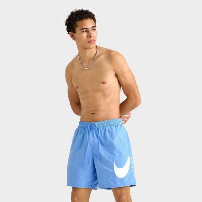 Men's Nike Swim Breaker 7-Inch Lined Volley Shorts - University Blue