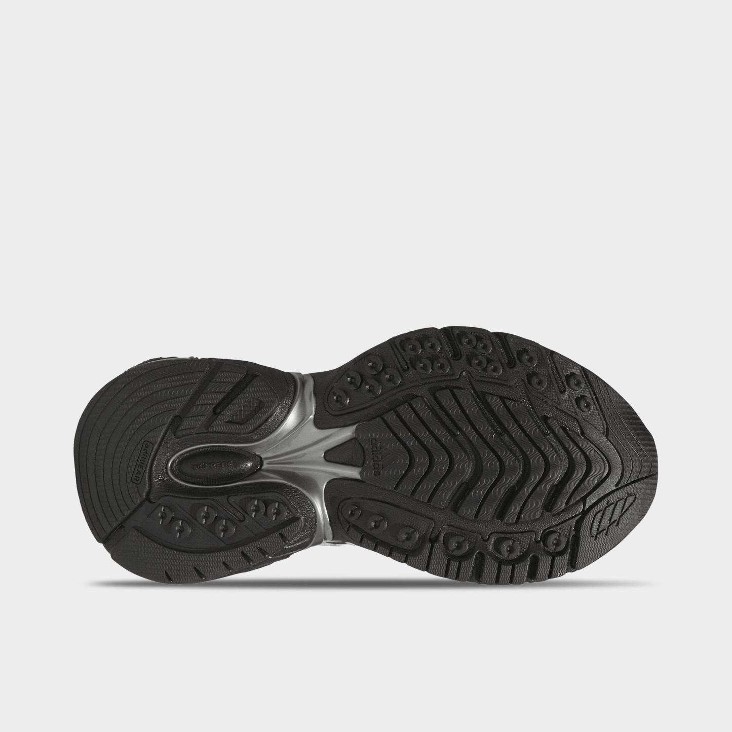 Big Kids' adidas Adistar XLG 2.0 Casual Shoes - Core Black/Core Black/Iron Metallic - Bottom view