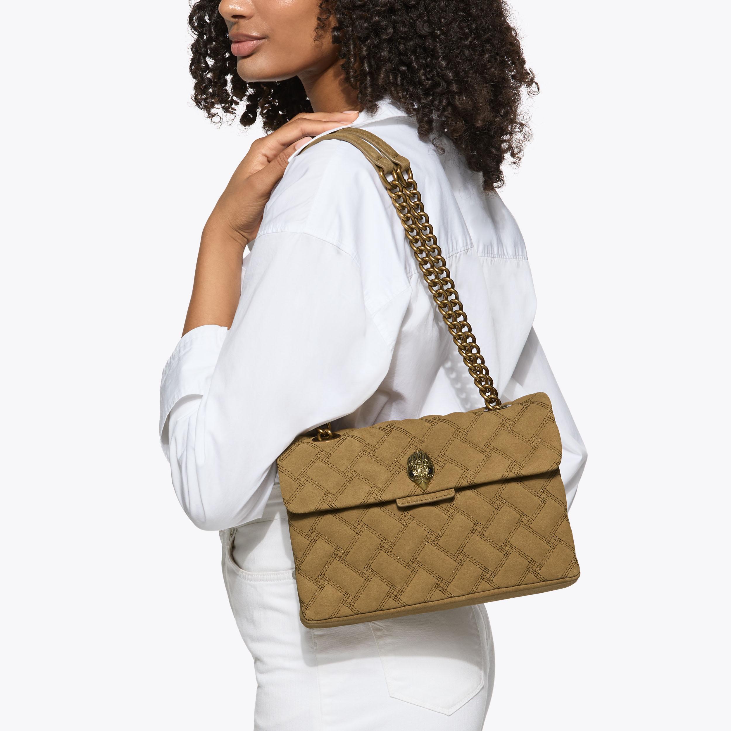 Kurt Geiger London Leather Kensington Bag - Tan - view 2